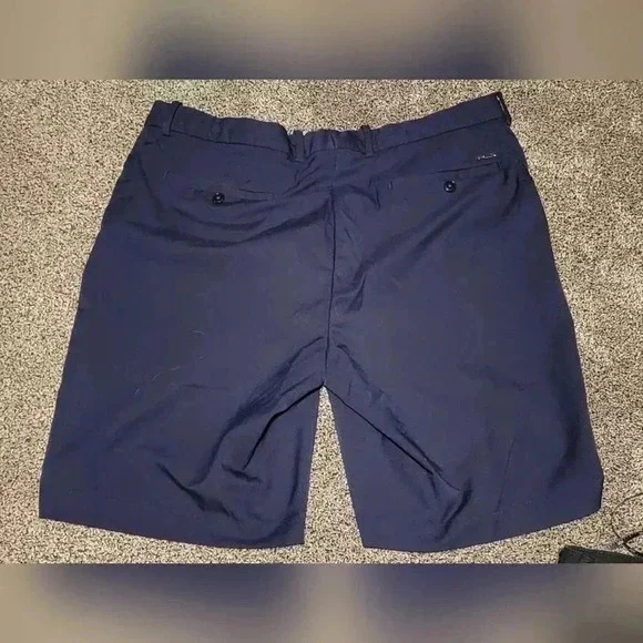 RLX Polo Ralph Lauren Golf Shorts Classic Navy Blue Stretch Wicking MENS 36 - Picture 2 of 10